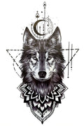 Wolf Sacred Geometry Mandala