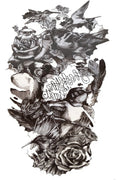 Birds and Roses Half Sleeve
