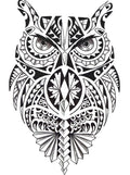 Polynesian Tribal Owl