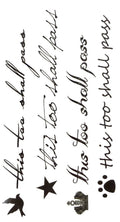 This Too Shall Pass Calligraphy Set