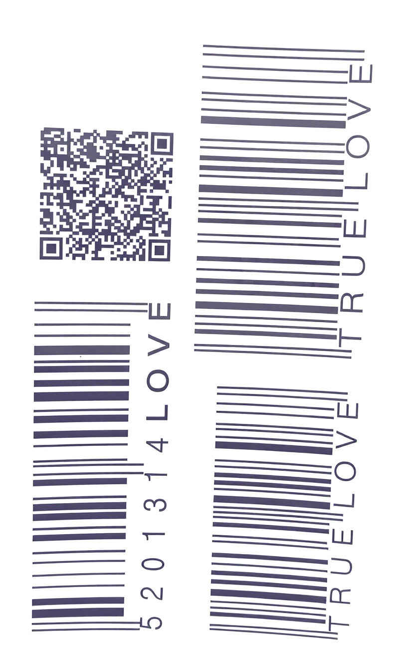 True Love Barcode Set