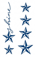 Nautical Stars Shine Tattoo