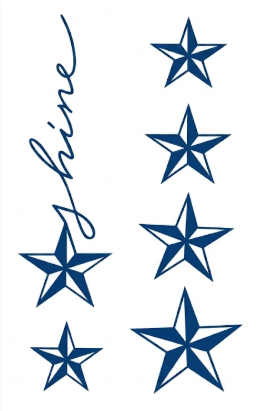 Nautical Stars Shine Tattoo