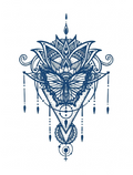 Butterfly Lotus Sacred Geometry Tattoo