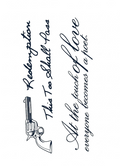 Poetic Cursive Script Tattoo Set
