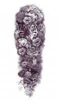 Tiger & Floral Sleeve