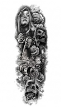 Day of the Dead Biker Sleeve