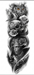 Owl & Wolf Spirit Sleeve
